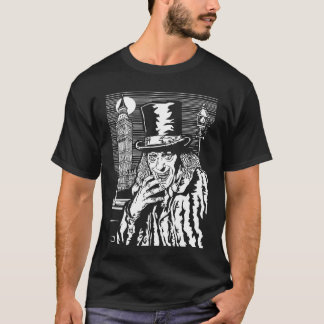 真夜中-黒いTシャツ Tシャツ