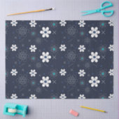 真夜冬の花ティッシュペーパー 薄葉紙 (クラフト)