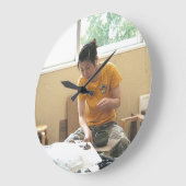 真子 mako firenze きみのじかん展 galleriafirenzeitaly ラージ壁時計 (傾斜)