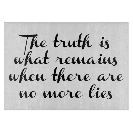 真実が残る カッティングボード (正面)