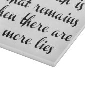 真実が残る カッティングボード (角)