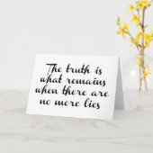 真実が残る カード (黄色い花)