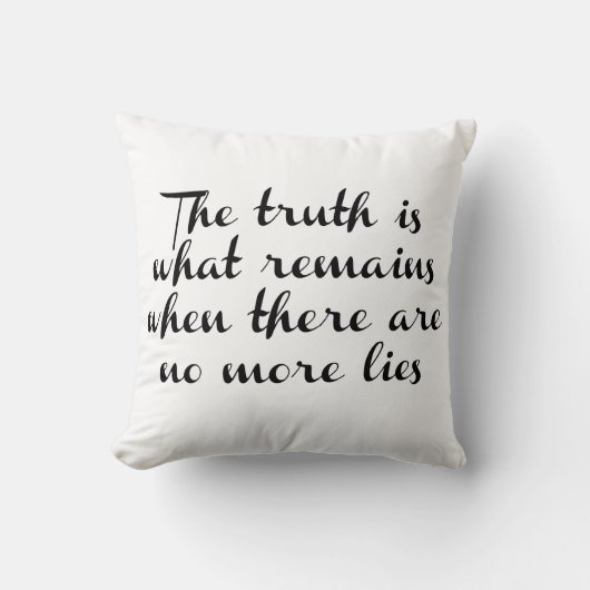 真実が残る クッション (正面)