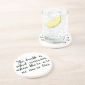 真実が残る コースター (側面)