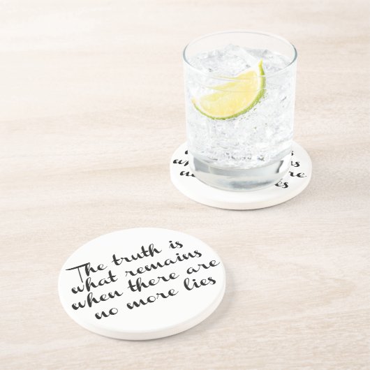 真実が残る コースター (側面)