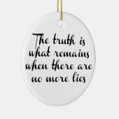 真実が残る セラミックオーナメント (右)