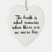 真実が残る セラミックオーナメント (右)