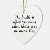 真実が残る セラミックオーナメント (左)