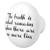 真実が残る セラミックノブ (右)