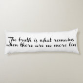 真実が残る ボディピロー (裏面)