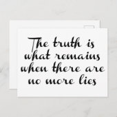 真実が残る ポストカード (正面/裏面)