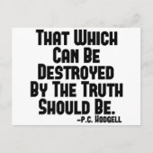 真実が痛む ポストカード (正面)