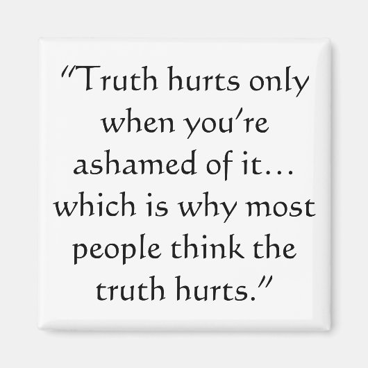 真実が痛む マグネット (正面)