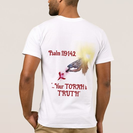 真実って何？T-シャツ Tシャツ (裏面)