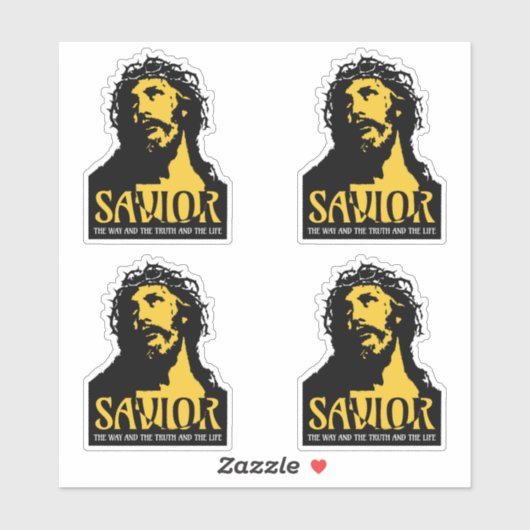 真実と人生の道を救う シール (シート)