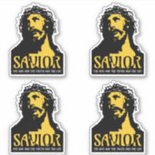 真実と人生の道を救う シール (正面)