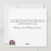 真実と人生の道アールヌーボーフローラ復活祭 シーズンカード (裏面)