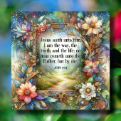 真実と人生の道アールヌーボーフローラ復活祭 シーズンカード