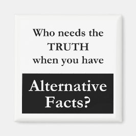 真実と代替ファクト白磁石 マグネット