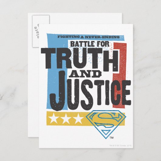 真実と正義のための戦い ポストカード (正面/裏面)