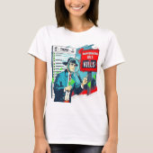 真実と誤った情報：共有前に検証 Tシャツ (正面)