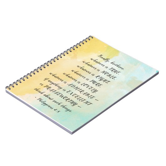 真実なこと、 ノートブック (左側)