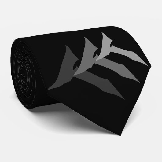 真実のタイの黒 ネクタイ (ロール)