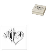 真実のハート ラバースタンプ (押印)