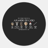 真実のベルトの完全な鎧を着る ラウンドシール (正面)