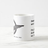 真実のマグを追求して下さい コーヒーマグカップ (中央)