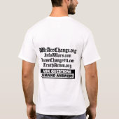 真実のワイシャツ1 Tシャツ (裏面)