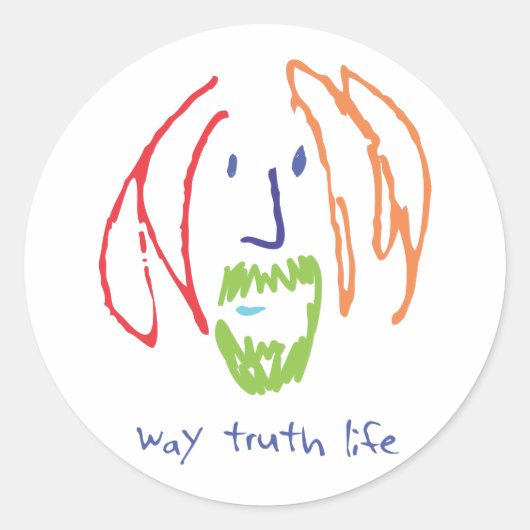 真実の人生を歩む ラウンドシール (正面)