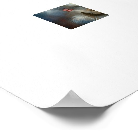 真実の反射 – シュール鏡ポスター ポスター (角)