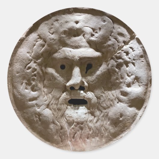 真実の口 ラウンドシール (正面)