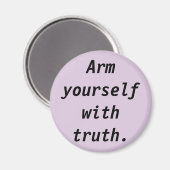 真実の引用文磁石 マグネット (正面/裏面)