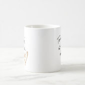 真実の愛は淹れて見つけるもの – かわいいコーヒーマグ コーヒーマグカップ (中央)