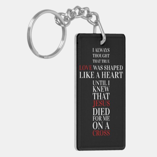 真実の愛 キーホルダー (正面左)