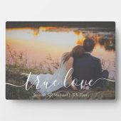 真実の愛,ミニマルな脚本 結婚記念日 フォト フォトプラーク (正面)