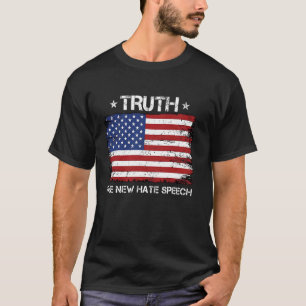 真実の新しいヘイトスピーチ政治的公正さ米国 Tシャツ