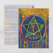 真実の星ケルト語 ポストカード (正面/裏面)