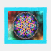 真実の歌 フリースブランケット (正面(横))