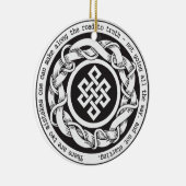 真実の無限の結び目への道 セラミックオーナメント (右)
