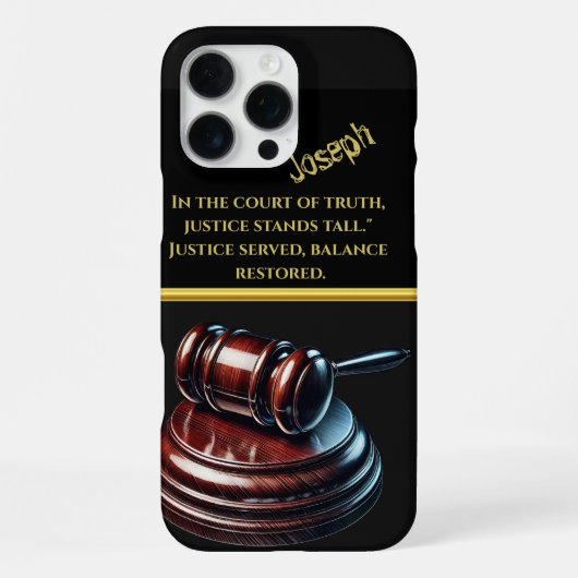 真実の王権ハンマー発表 iPhoneケース (裏面)
