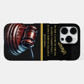 真実の王権ハンマー発表 iPhoneケース (裏面横)
