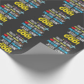 真実の賞賛の天恵は神のクリスチャンの子供を祈ります ラッピングペーパー (角)