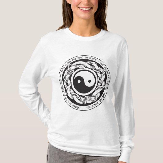 真実の陰陽への道 Tシャツ (正面)
