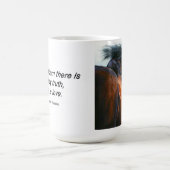 真実の馬のマグ コーヒーマグカップ (中央)
