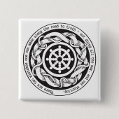 真実のDharmaの車輪への道 缶バッジ (正面)