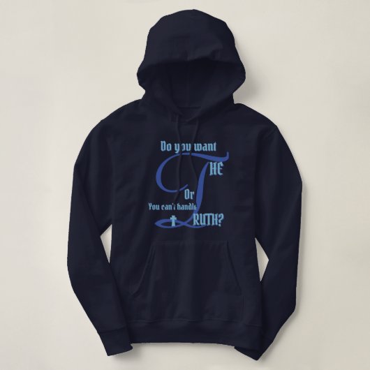 真実のTシャツが欲しいか パーカ (デザイン正面)