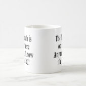 真実はそこにあります コーヒーマグカップ (中央)